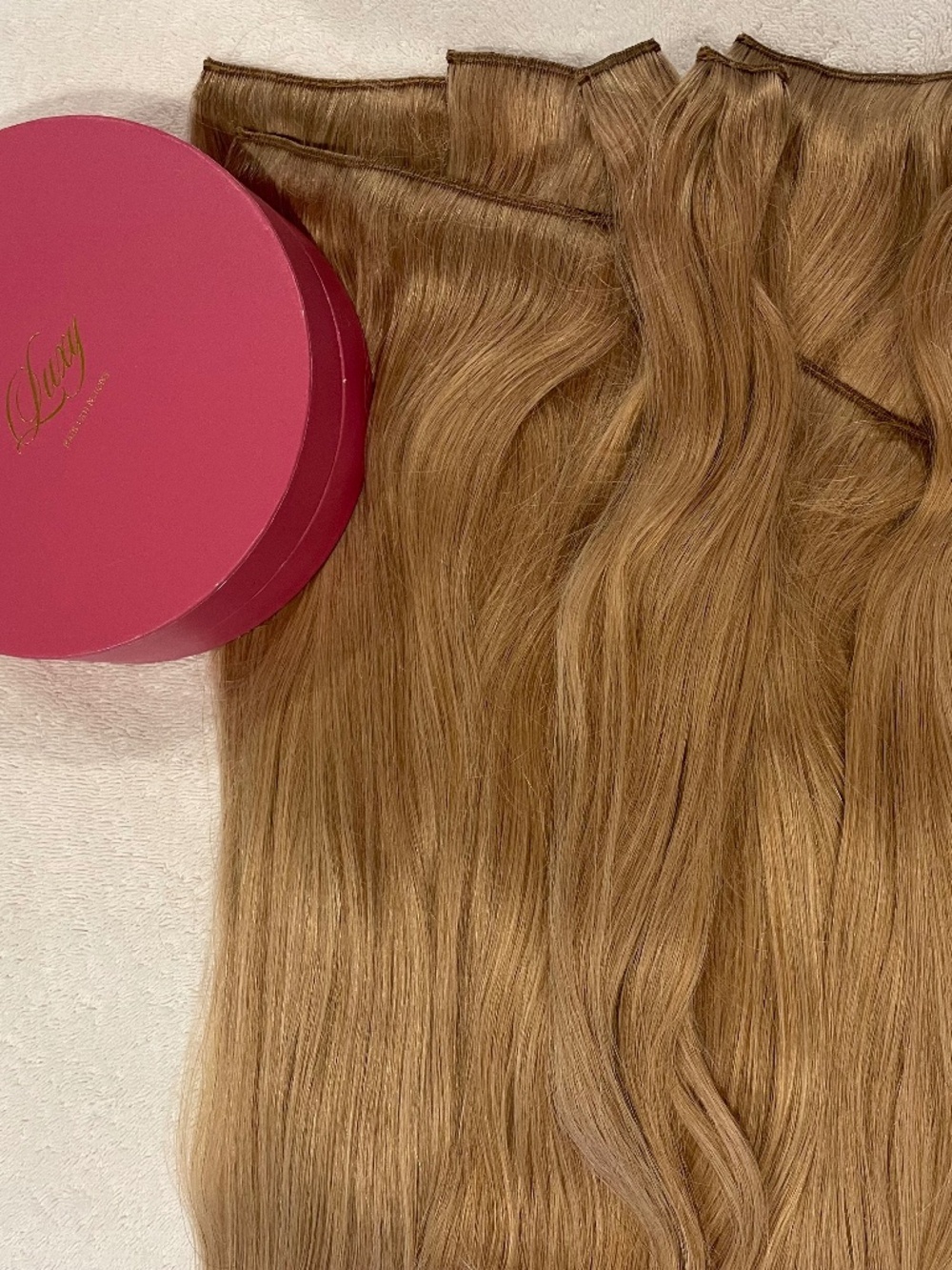 Luxy 20 inch Seamless Honey Blonde Extensions